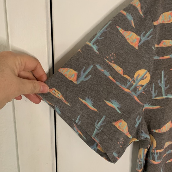 Dale Brisby X Rock & Roll Denim grey short sleeve desert cactus t-shirt Size L - Picture 4 of 7